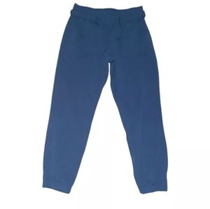 Volt Jogger Pants 9/29w Blue Elastic Waist Belted Woman comfy cozy Stretch